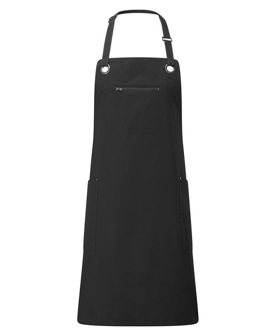 Barley' Contrast Stitch Sustainable Bib Apron