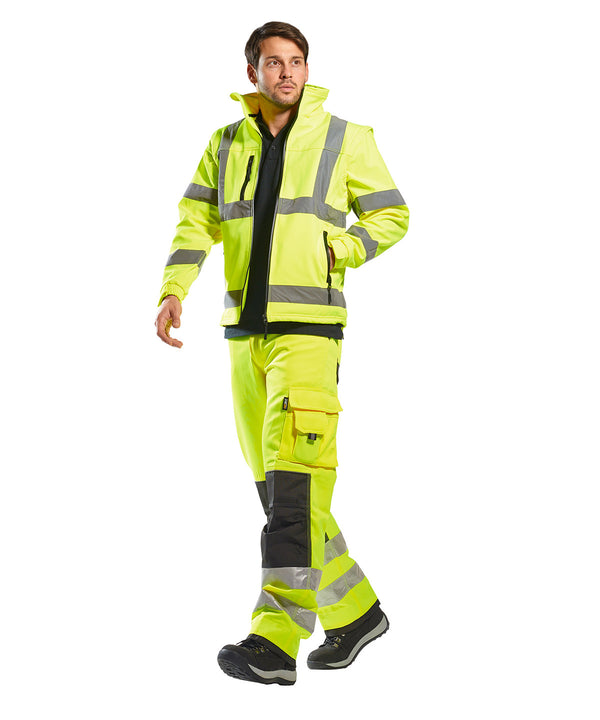 Hi-Vis Softshell Jacket (3L) (S428)