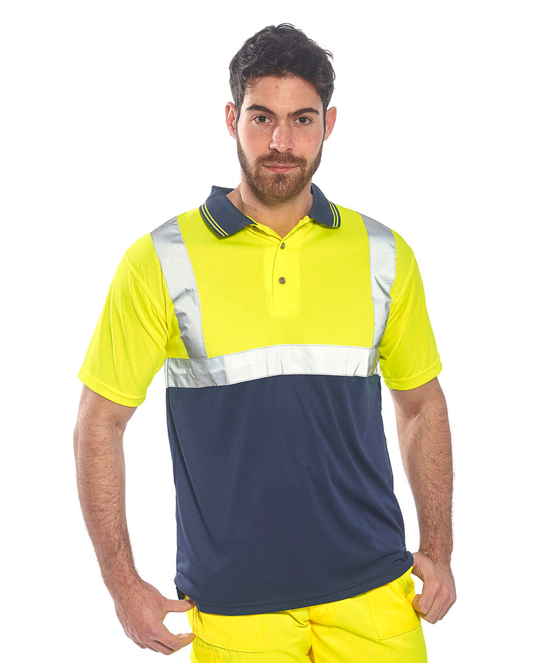 Hi-Vis Two-Tone Polo Shirt (S479)