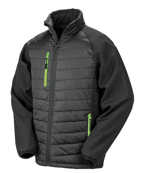 Black Compass Padded Softshell Jacket