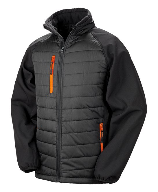 Black Compass Padded Softshell Jacket