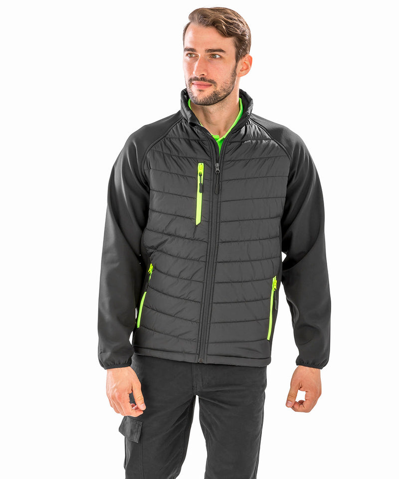 Black Compass Padded Softshell Jacket