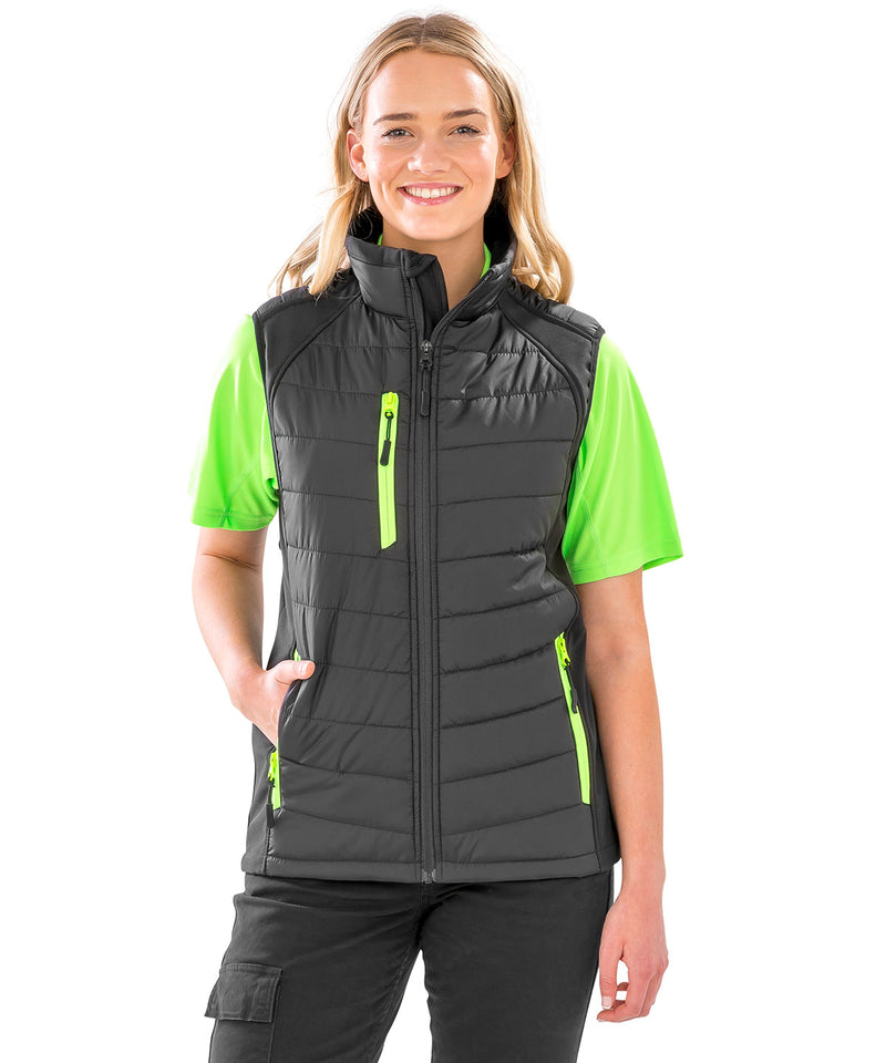 Black Compass Padded Softshell Gilet