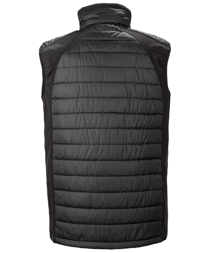 Black Compass Padded Softshell Gilet