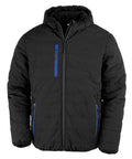 Recycled Black Compass Padded Winter Jacket