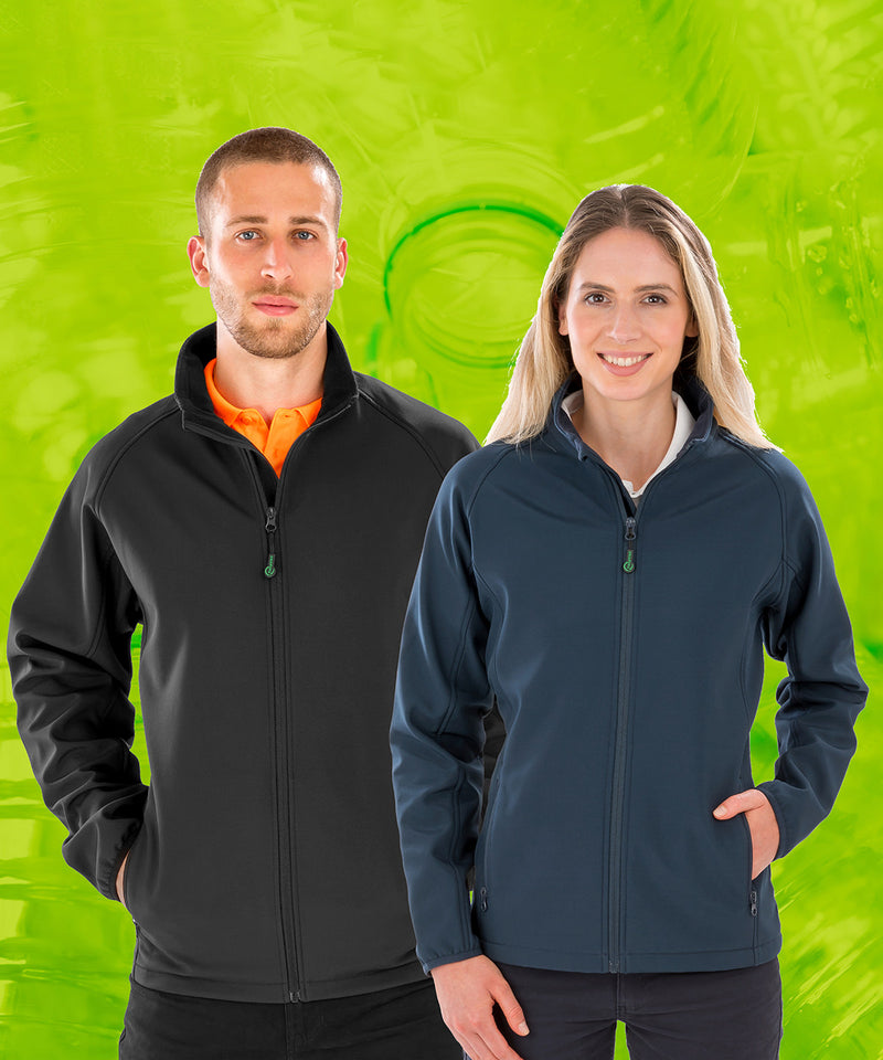 Women's Recycled 2-Layer Printable Softshell Jacket