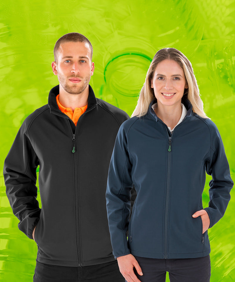 Men's Recycled 2-Layer Printable Softshell Jacket