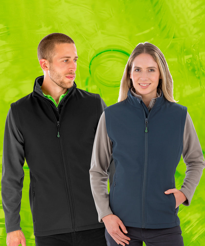 Women's Recycled 2-Layer Printable Softshell Bodywarmer