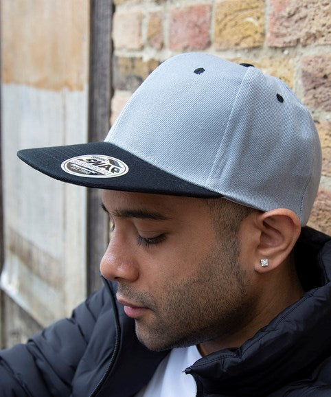 Bronx Original Flat Peak Snapback Dual Colour Cap