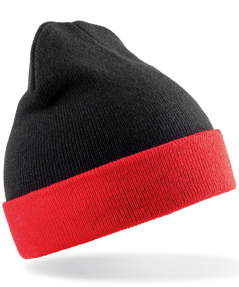 Recycled Black Compass Beanie