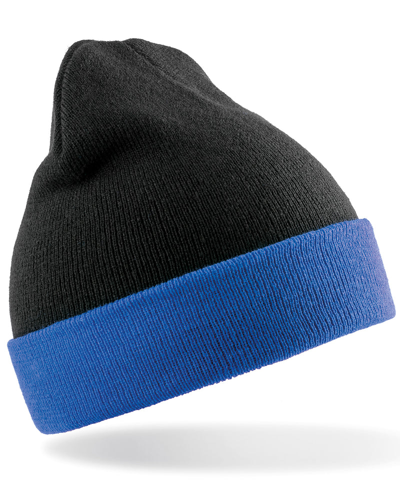 Recycled Black Compass Beanie