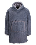 The Ribbon Oversized Cosy Reversible Shaggy Sherpa Hoodie