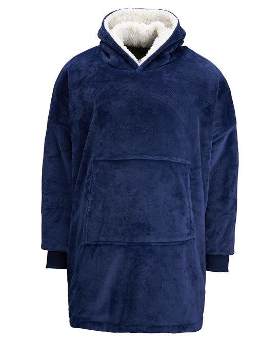 The Ribbon Oversized Cosy Reversible Sherpa Hoodie