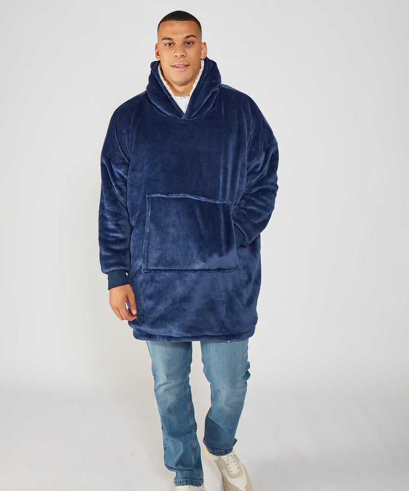 The Ribbon Oversized Cosy Reversible Sherpa Hoodie