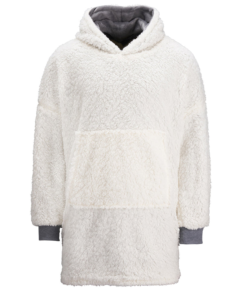 The Ribbon Oversized Cosy Reversible Sherpa Hoodie