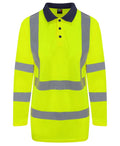 High Visibility Long Sleeve Polo