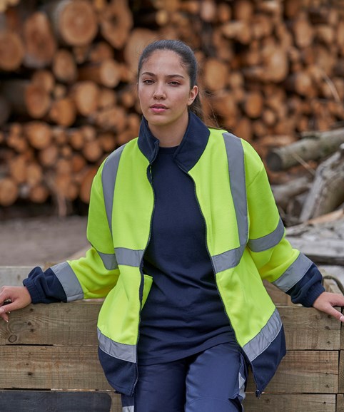 High Visibility Full-Zip Fleece