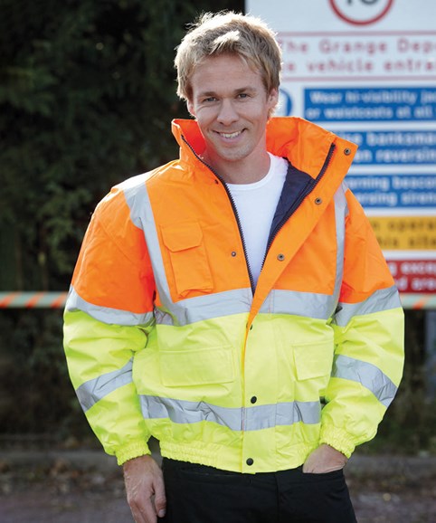 Hi-Vis Classic Bomber Jacket (HVP211)