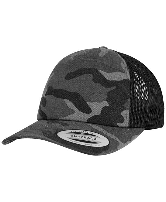 Camo Trucker Cap (6606C)